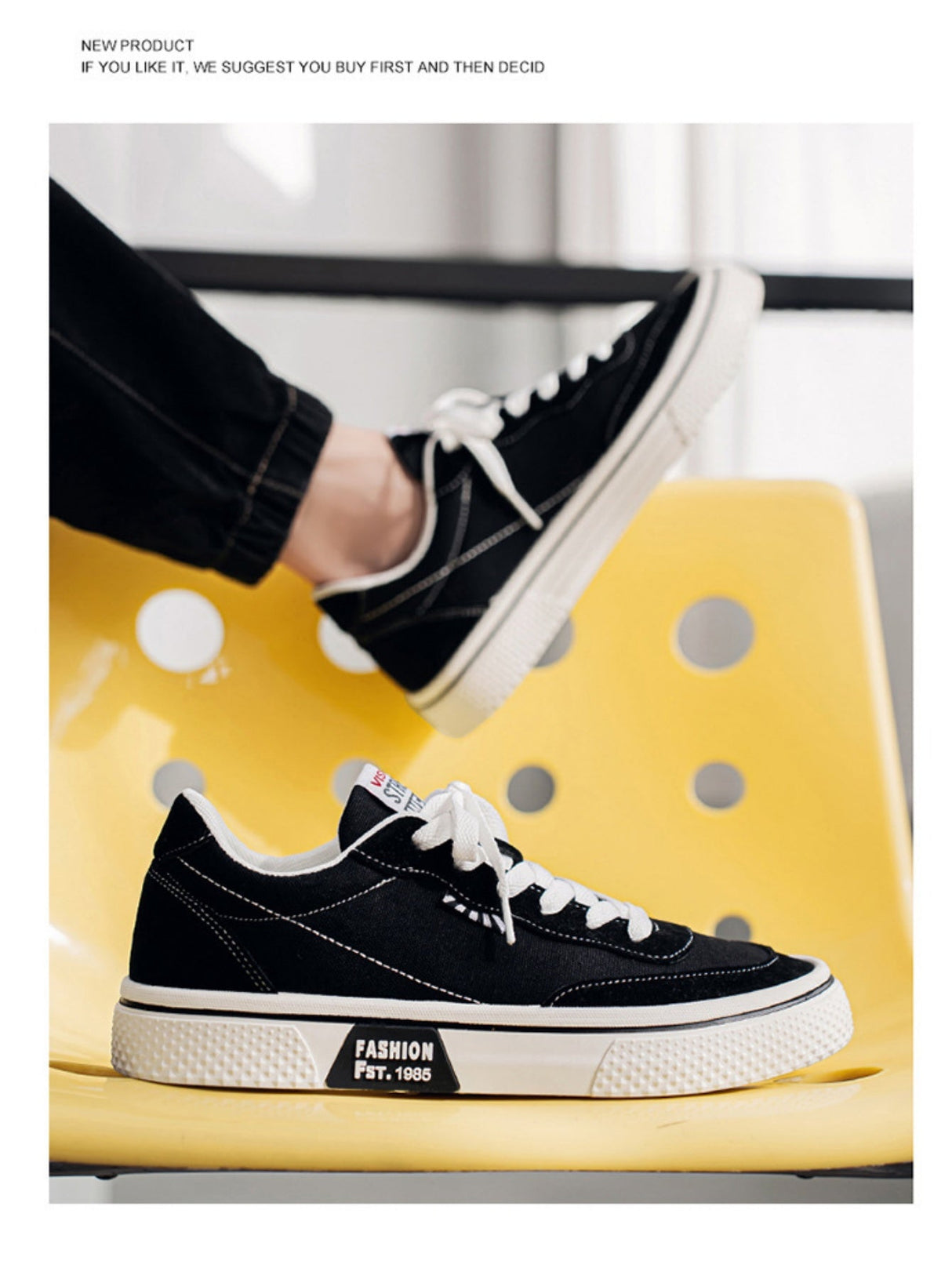 Liber Four Seasons Colorblock Men's Casual Sports Shoes