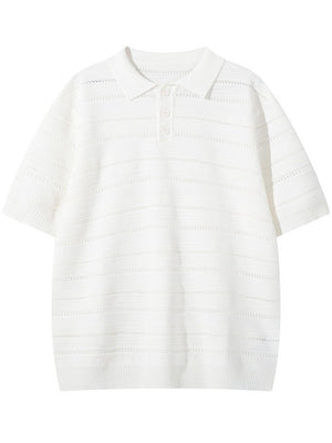 Retro Old Money Style Leisure Polo Shirts