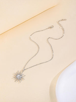 Alloy Sun Necklace