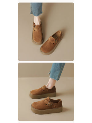 Liber Spring and autumn women's thick-soled flat shoes
