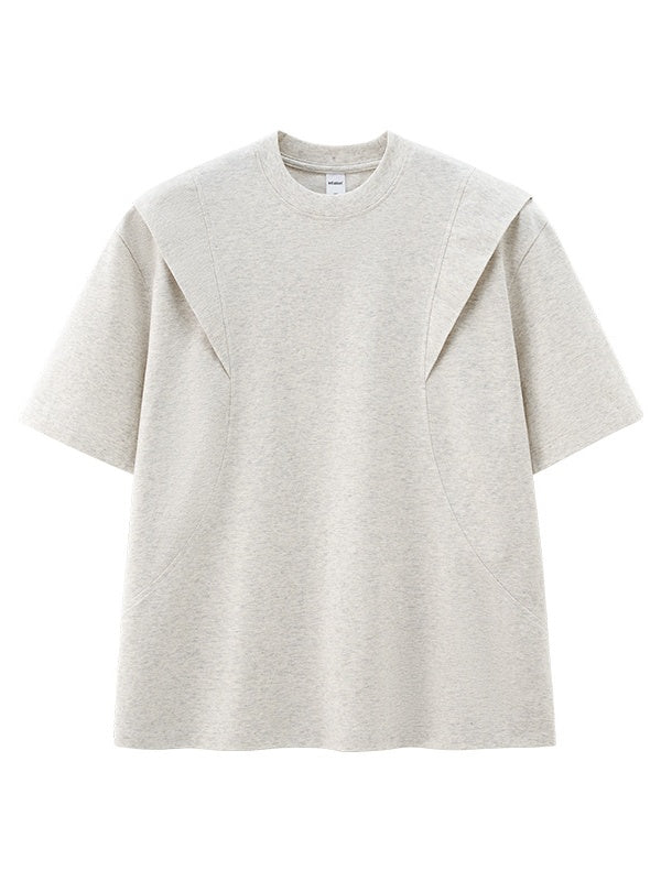 Deconstruction Splicing Cooling Sensation T-shirts