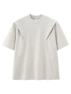 Deconstruction Splicing Cooling Sensation T-shirts