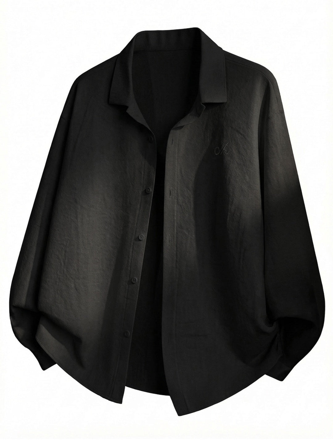 Micro Folds Cleanfit Loose-fit Shirts