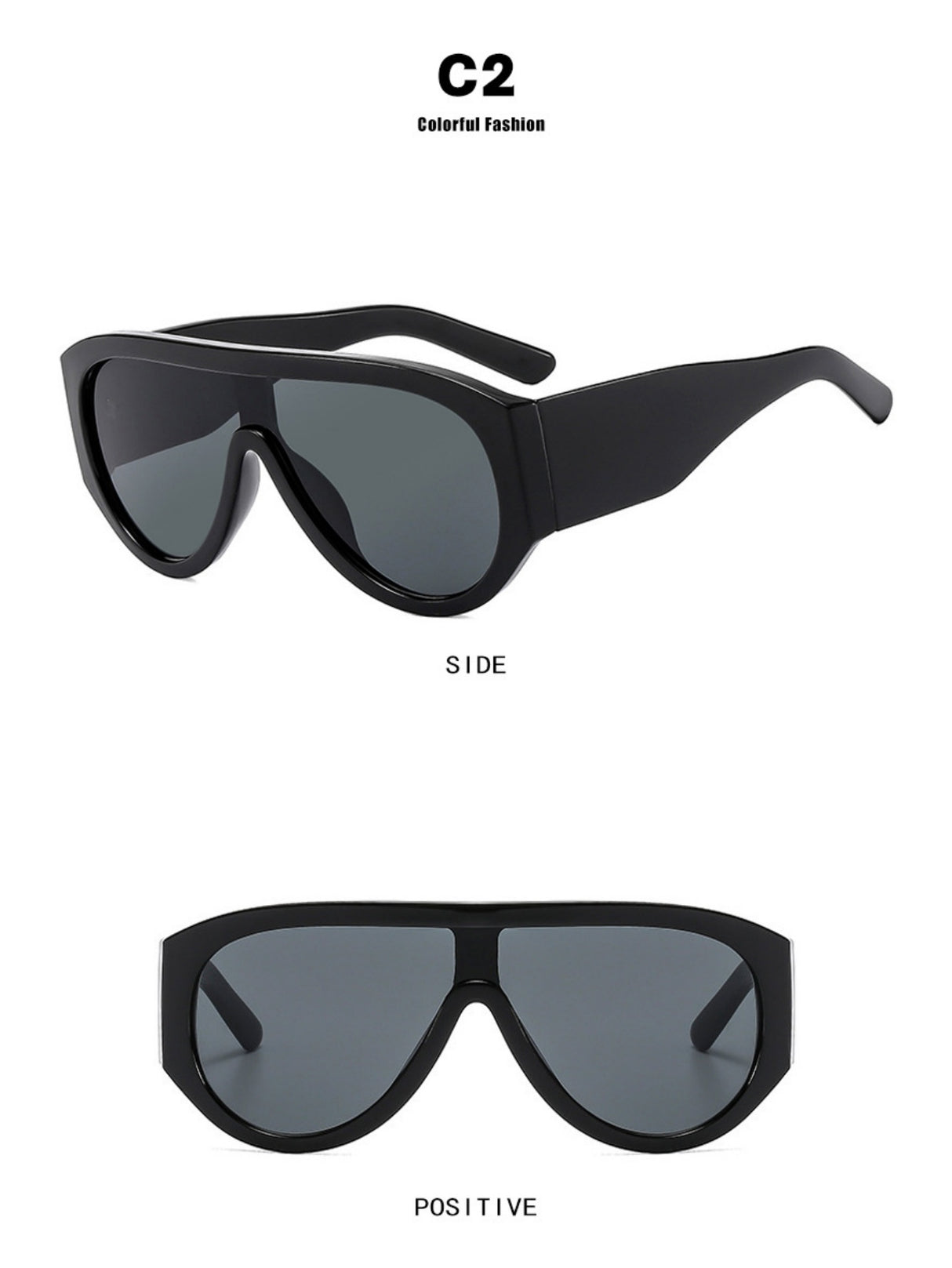 Full-rimmed Aviator Sunglasses