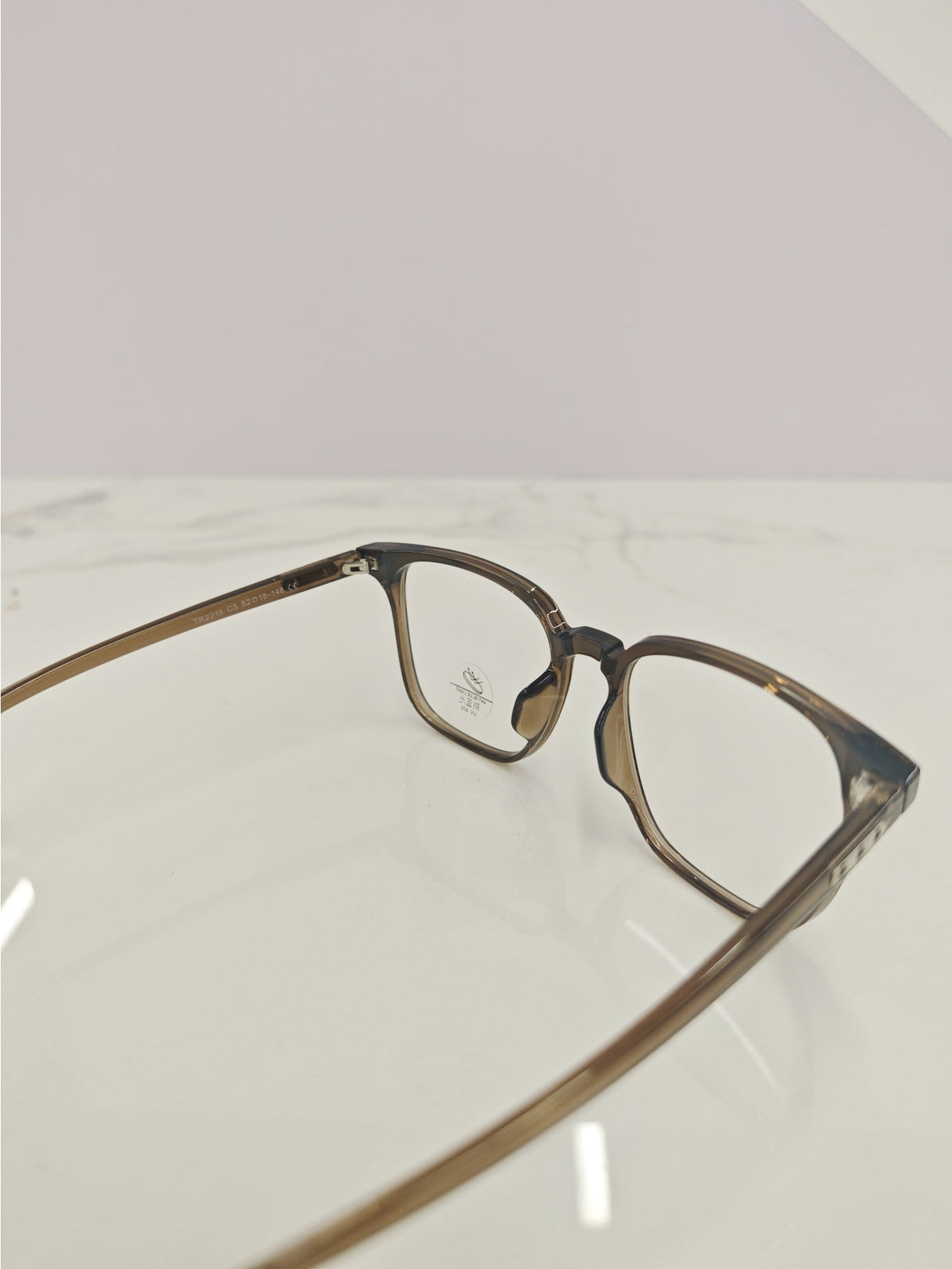 Semi-transparent Prescription Glasses