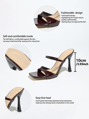 Strappy High-heeled Sandals