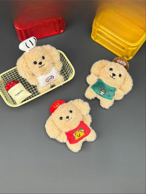 Puppy Plush Toy Keychain