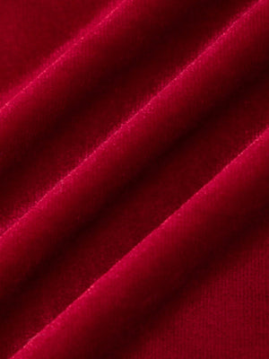 Oblique Shoulder Style Slit Tight Fit Cocktail Midi Dress