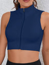 Turtleneck Zipper Seamless Sweat-wicking And Quick-drying Sports Vest