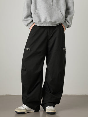 Liber Autumn Men's None Solid Color Pants