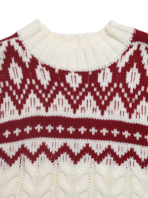 Geometric Pattern Sweater
