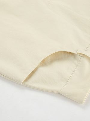 Loose straight skirt Pocket Skirt