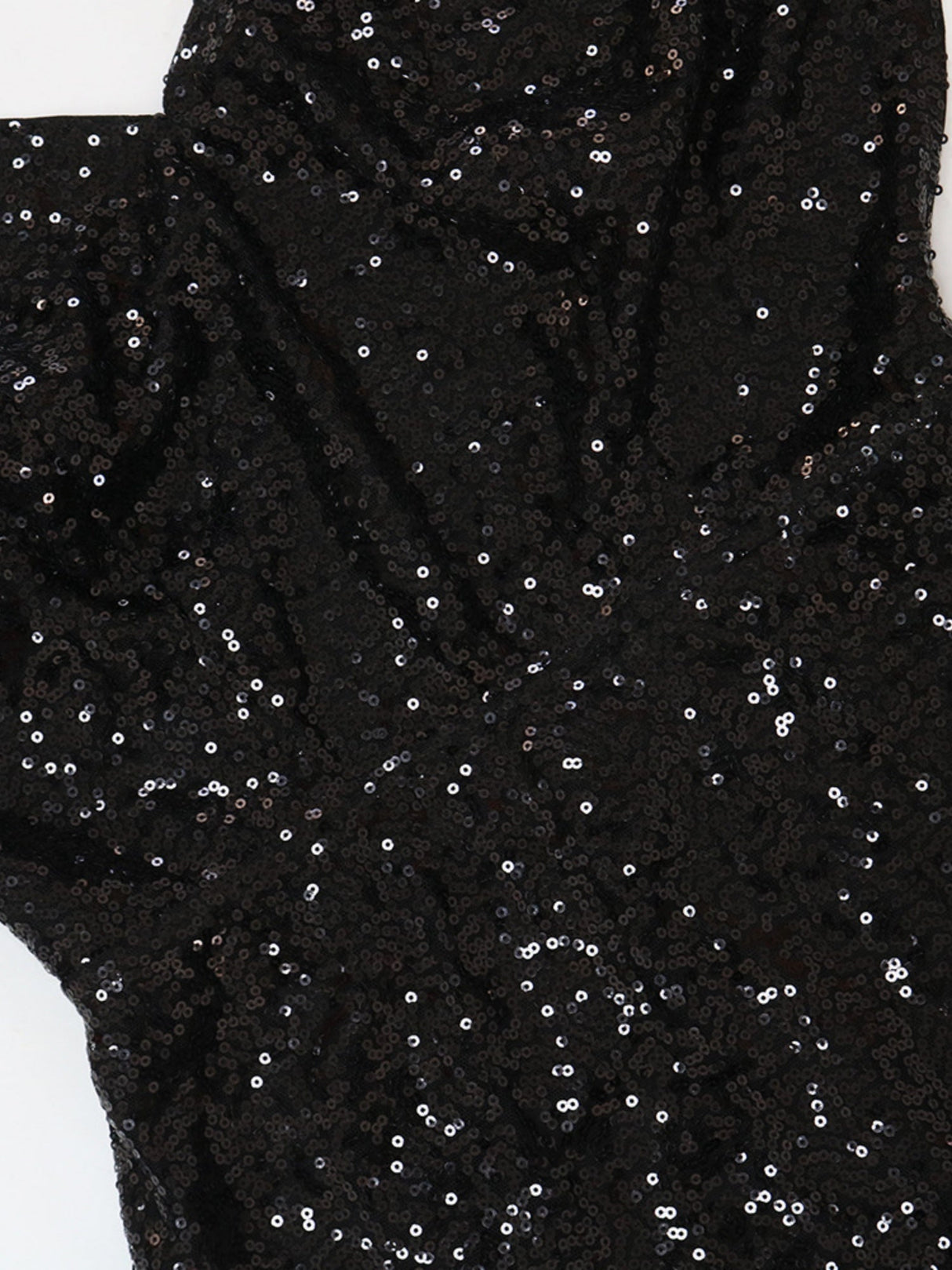 Feather Splicing Sequined V-neck Backless Evening Gown High-slit Suspenders Maxi Dresses