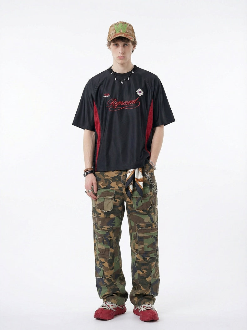 Color-blocked Patchwork T-shirts