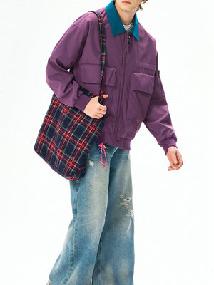Liber Autumn Men's Color matching Jackets