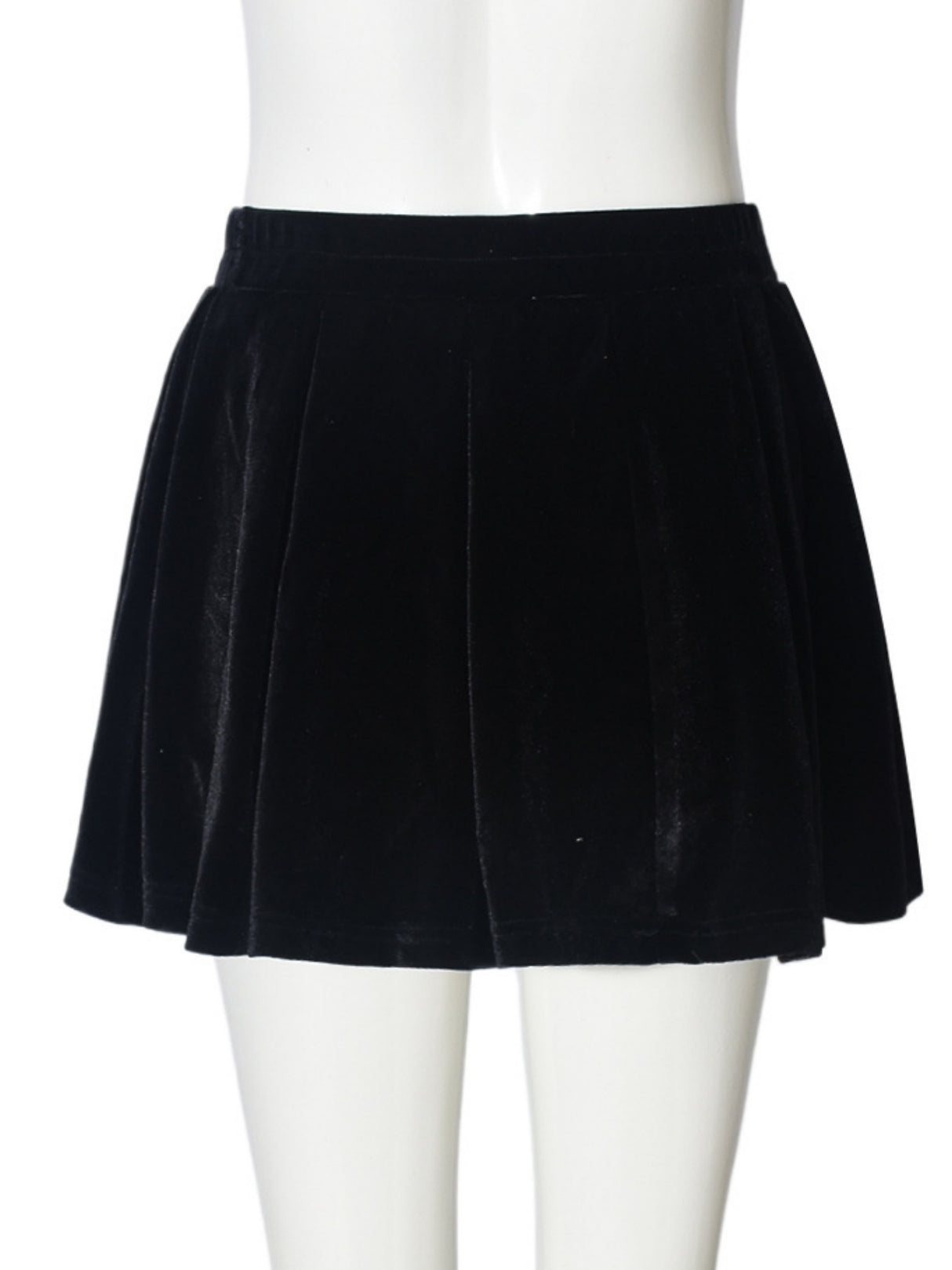 3D Flowers Stretch Short Skirt
