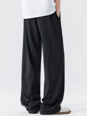 Cool Feeling Lightweight Loose-fit Straight-fit Dress Pants Pants