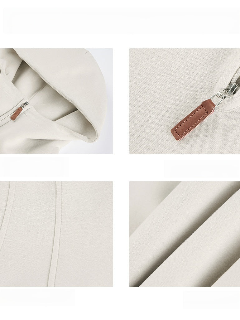 Liber Autumn Men's Zipper decoration Solid Color Jackets