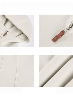 Liber Autumn Men's Zipper decoration Solid Color Jackets