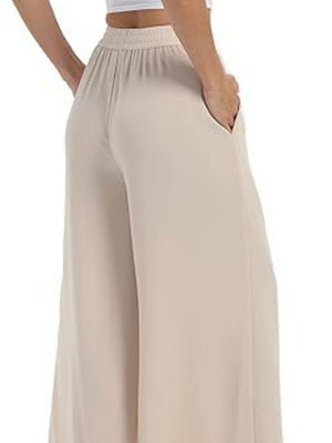 Leisure Chiffon Wide-leg Pants Loose-fit Pants