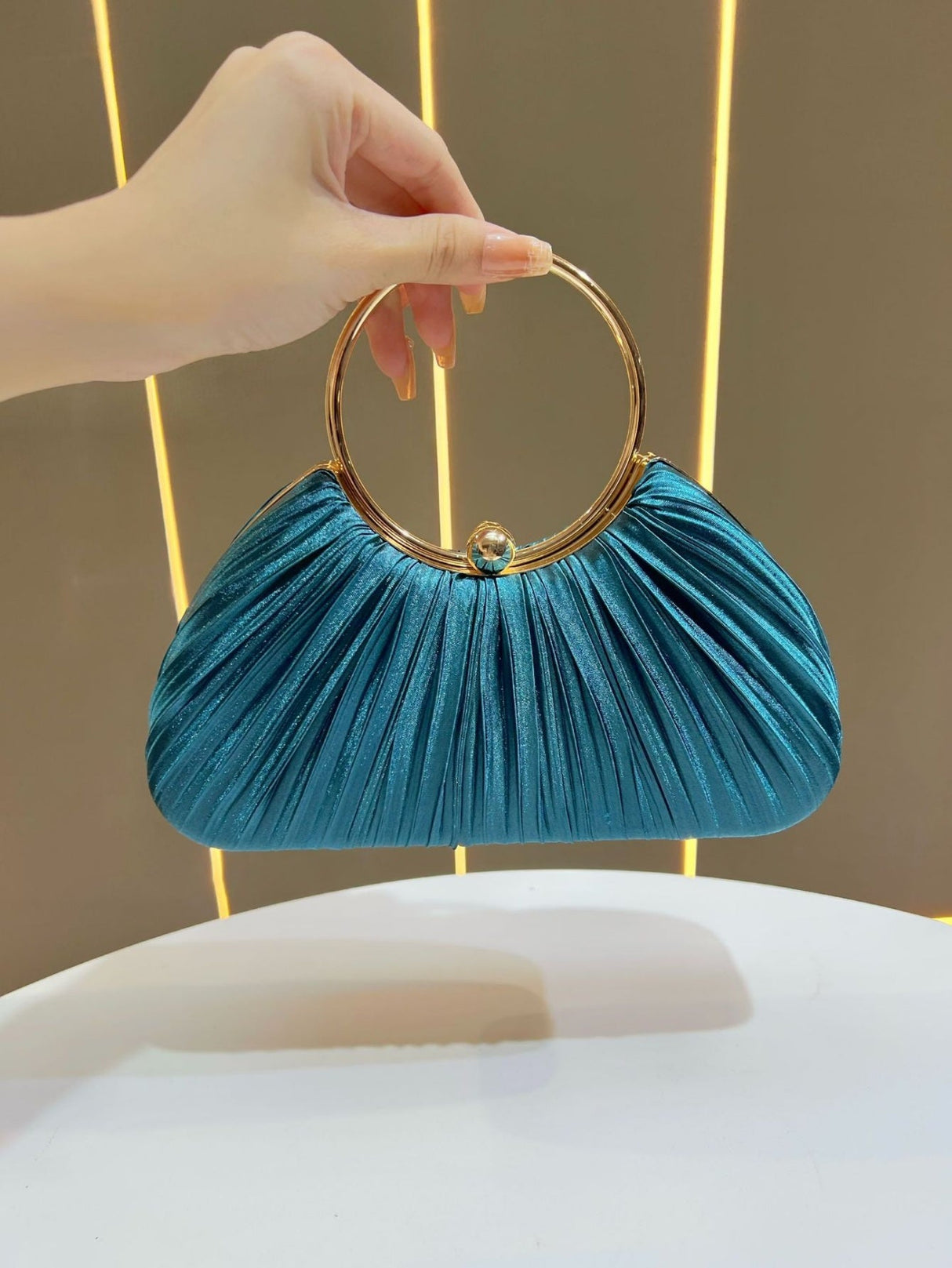 Liber Four Seasons ACC Pleated Box Bag