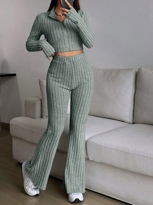 Liber Autumn Women's Zipper 2-piece Sets