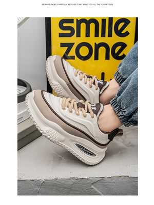 Liber Four Seasons Colorblock Thick-soled Men's Casual Sports Shoes