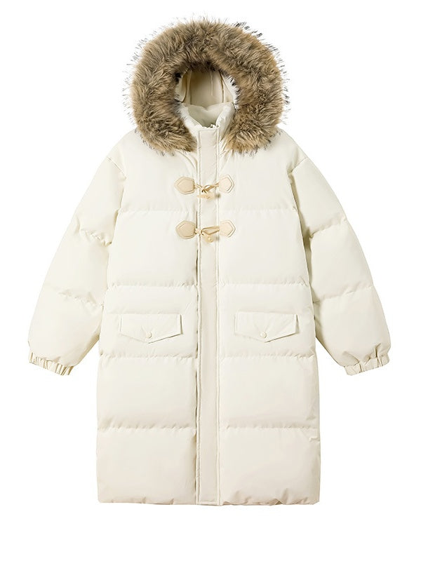 Extended Thickening Protection From Cold Keep Warm Mid-length Coat