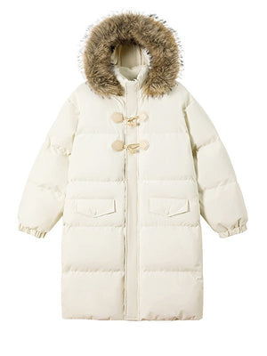 Extended Thickening Protection From Cold Keep Warm Mid-length Coat