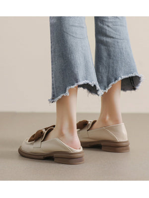 Liber Spring and Autumn Bowknot Women's Loafers