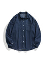 Washed Loose-Fit Denim Long-Sleeve Shirt