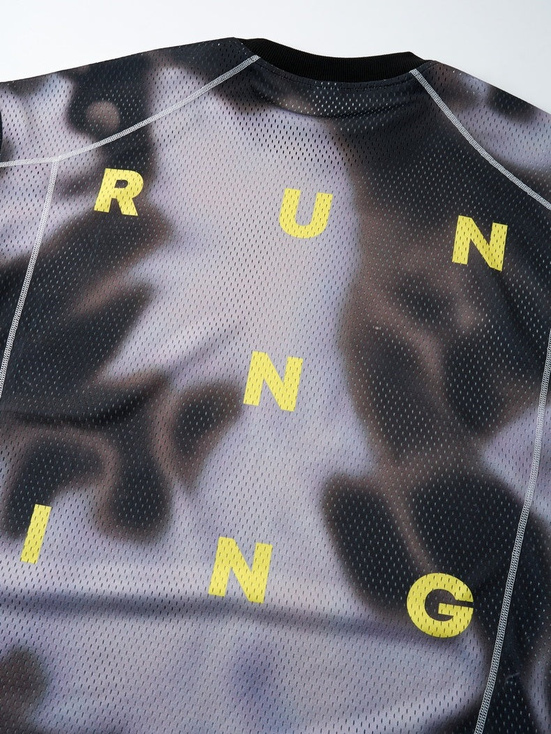 Mesh Breathable Printed T-shirts