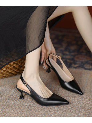 Liber Spring and autumn women's high heels