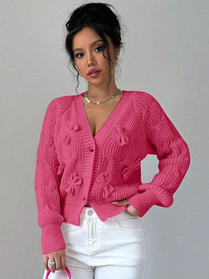Bow Valentine's Day Cardigans