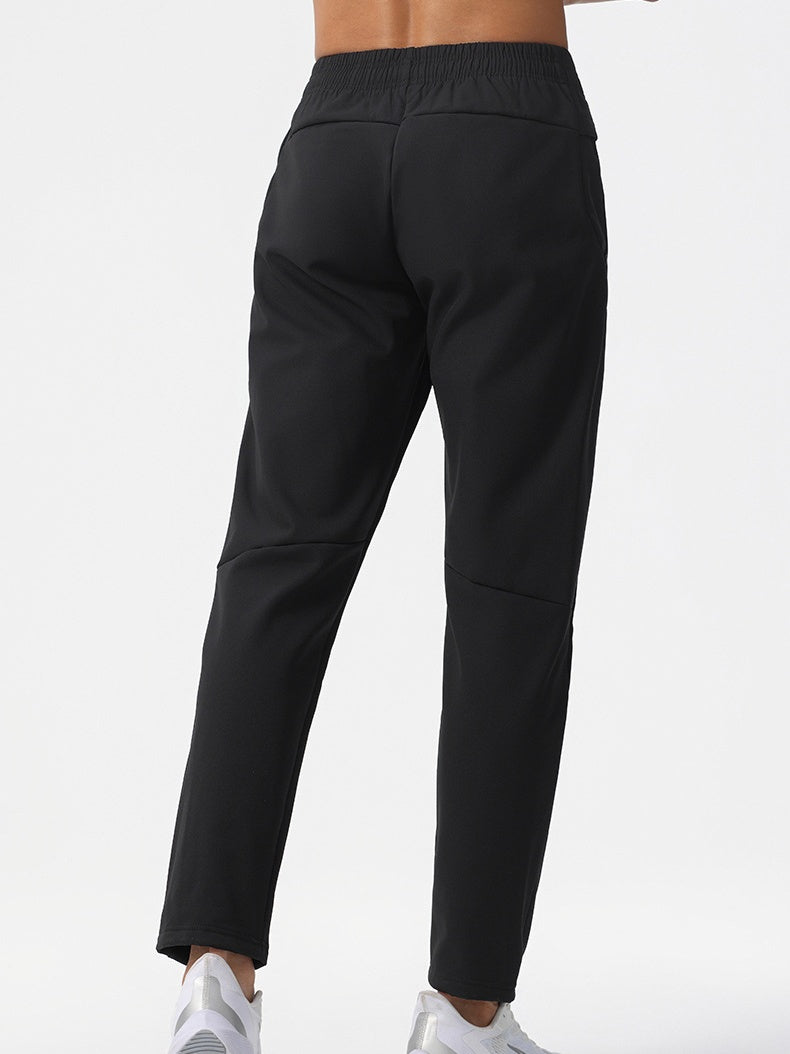 Soft Shell Plush Water Proof Windproof Wear-resistant Sports Pants