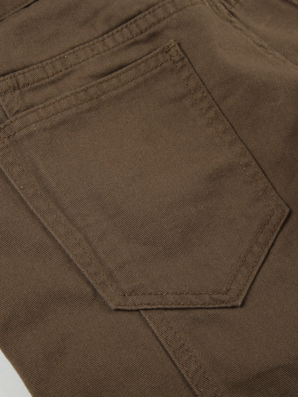 Low-rise Buttons Retro Straight-leg Pants Jeans