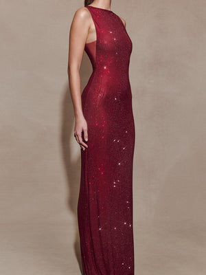 Hip-hugging Fine Flash Evening Dress Maxi Dresses
