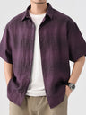 Retro Gradient Flax Shirts