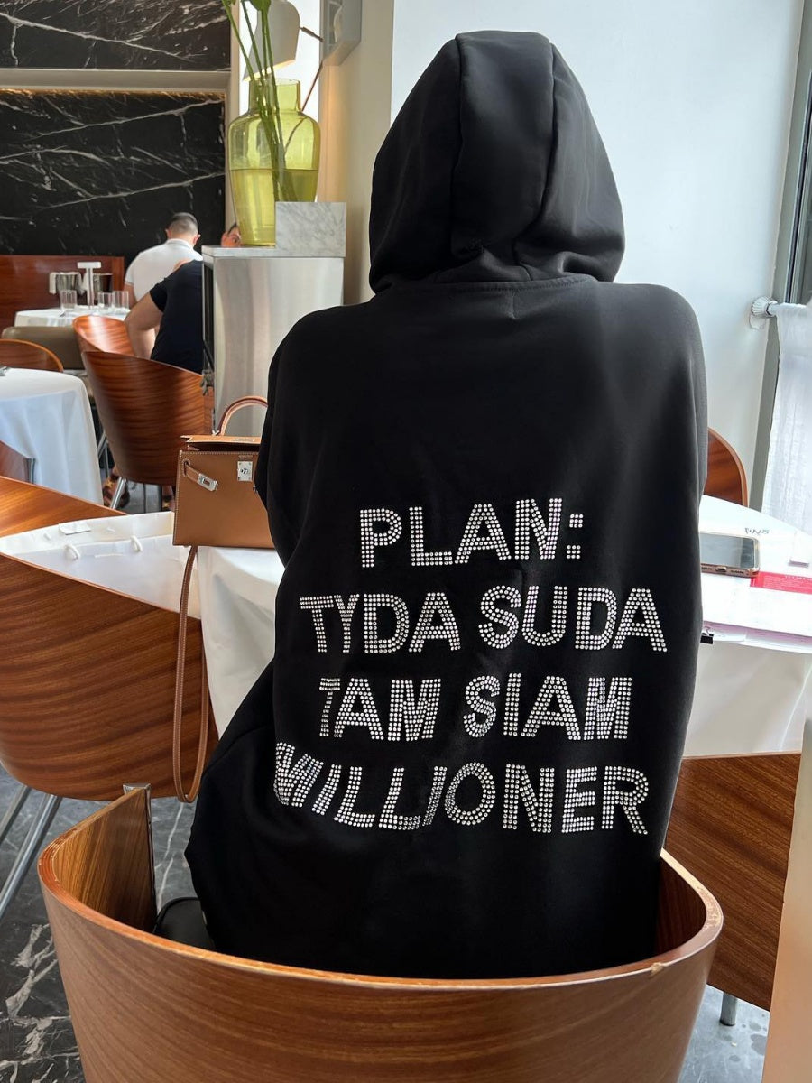 Liber Autumn women's letter printed hoddies