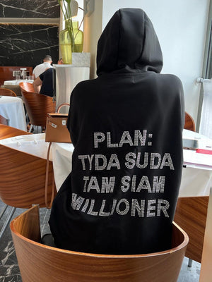 Liber Autumn women's letter printed hoddies