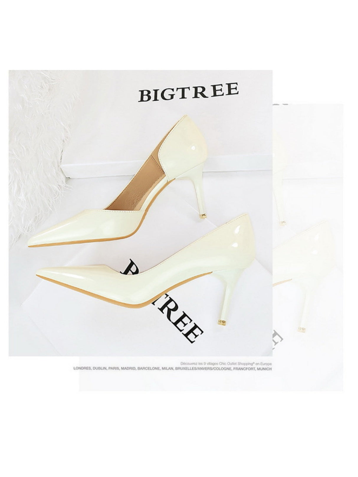 Liber Spring and Autumn hollow ladies high heels