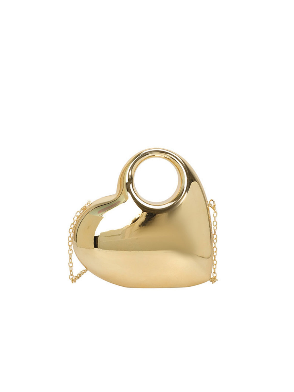 Heart-shaped Evening Shoulder Bag