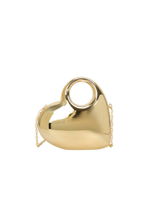 Heart-shaped Evening Shoulder Bag
