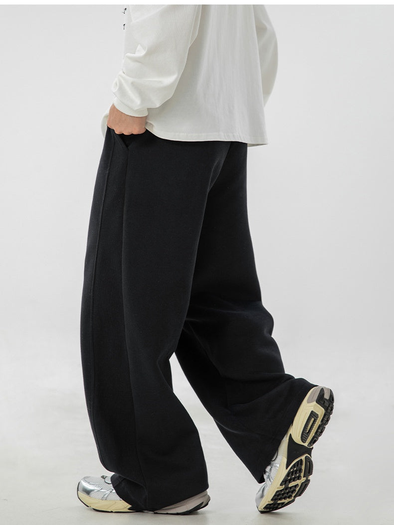 Liber Autumn Men's None Solid Color Pants