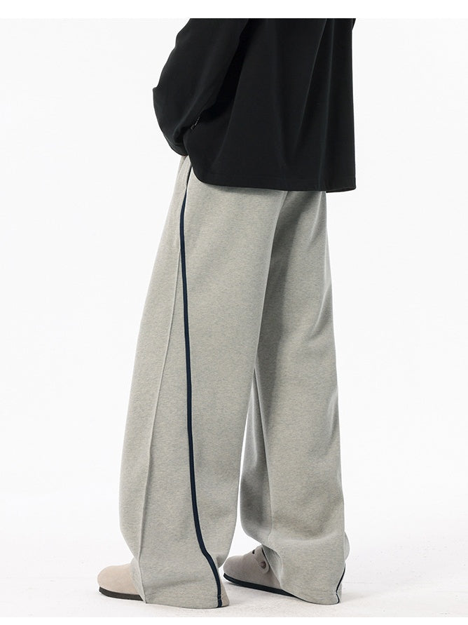 Liber Autumn Neutral wear Patch decoration Solid Color Pants