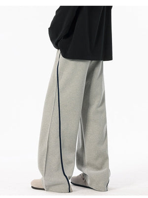 Liber Autumn Neutral wear Patch decoration Solid Color Pants