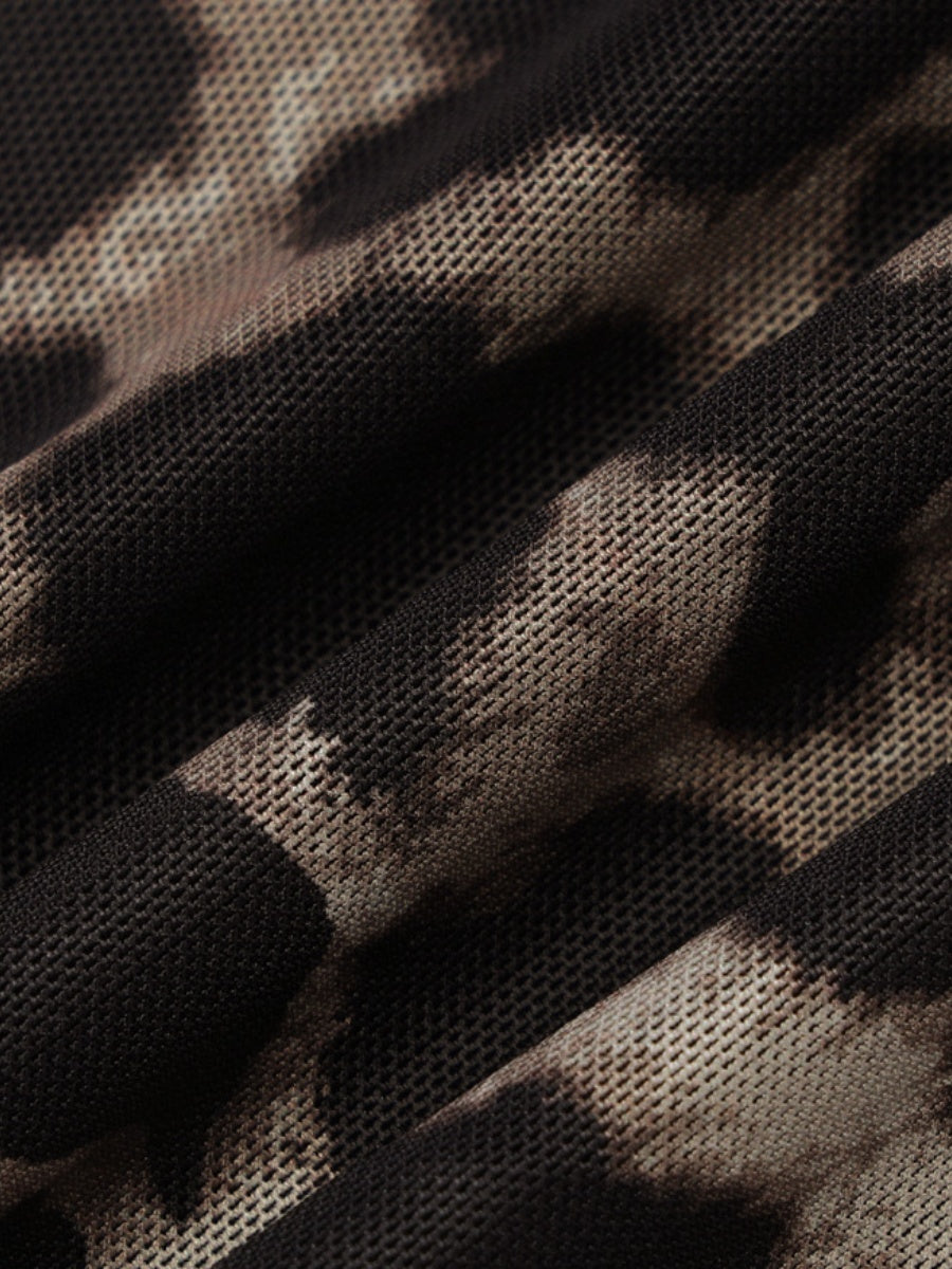 Sexy Off Shoulder Long Sleeve Navel Leopard Print Sexy Top