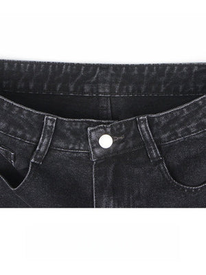 Liber Autumn Neutral wear Hole Jeans