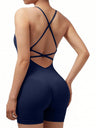 Seamless Quick-drying Beautiful Back And Lifted Buttocks Exercise And Fitness Yoga Jumpsuits&Bodysuits