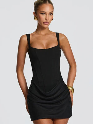 Sexy Backless Short Dress